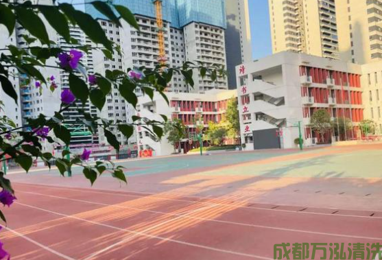 2025年09月17日简阳某学校食堂厨房油烟机和烟道清洗案例